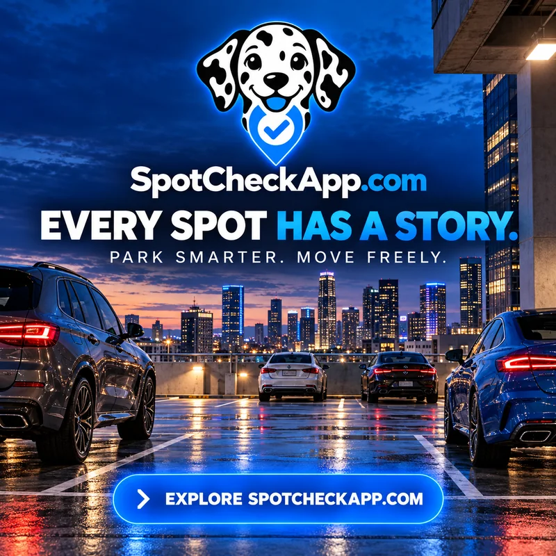 SpotCheckApp.com: every spot has a story. Park smarter. Move freely. Explore SpotCheckApp.com